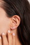 Heliophilia Silver Pendientes de Plata Esterlina 925